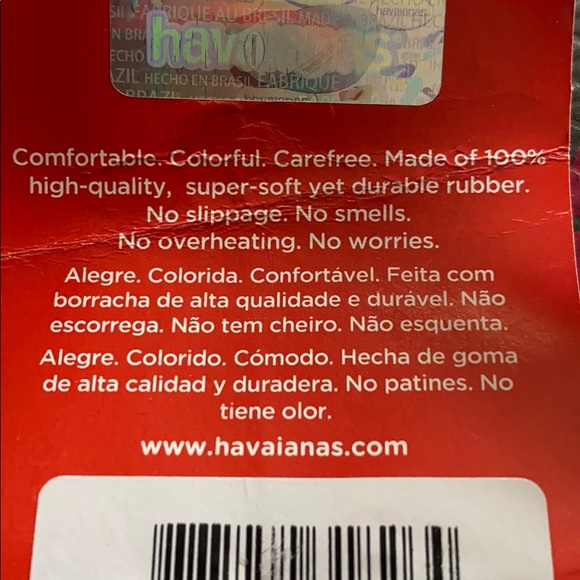 NEW! HAVAIANAS FLIP FLOPS, 2 PAIRS - Picture 6 of 7